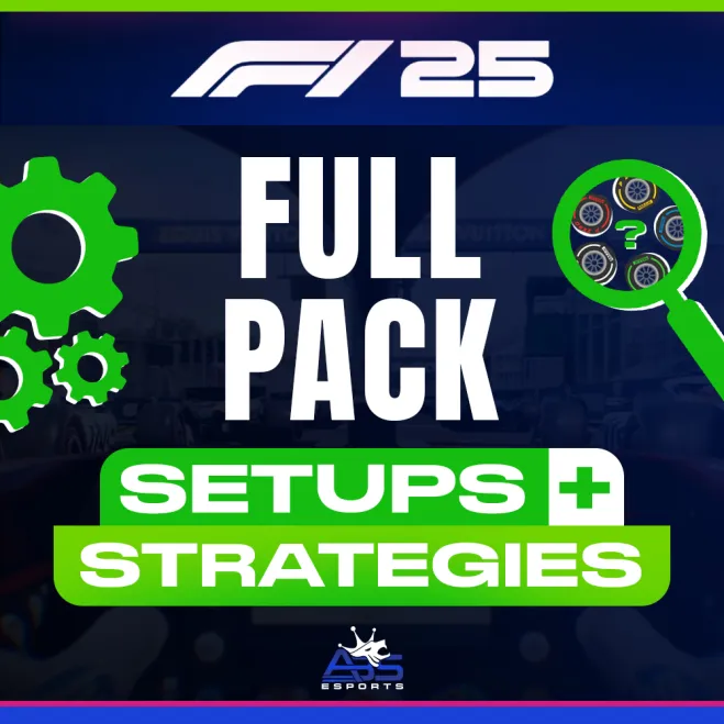 🏆 F1 25 – Full Pack Setups + Strategies (24 Tracks)