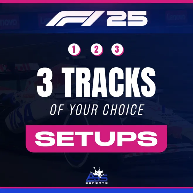F1 25 – 3 Tracks Setups