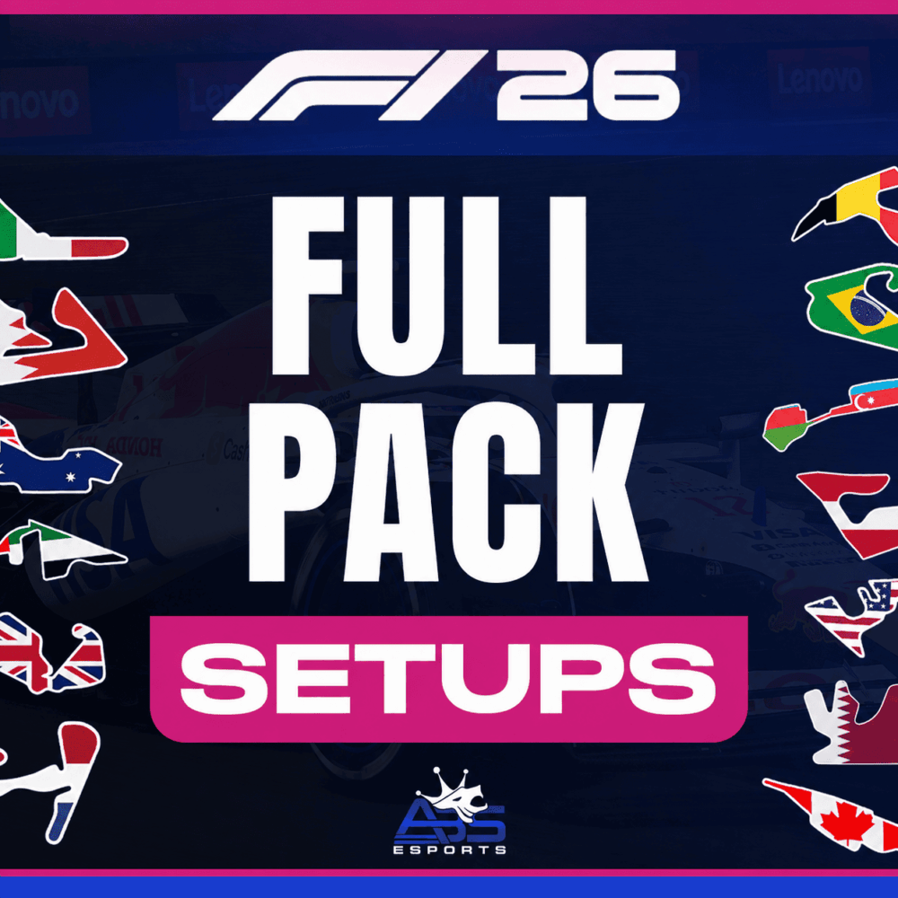 🏆 F1 26 – Full Pack Setups