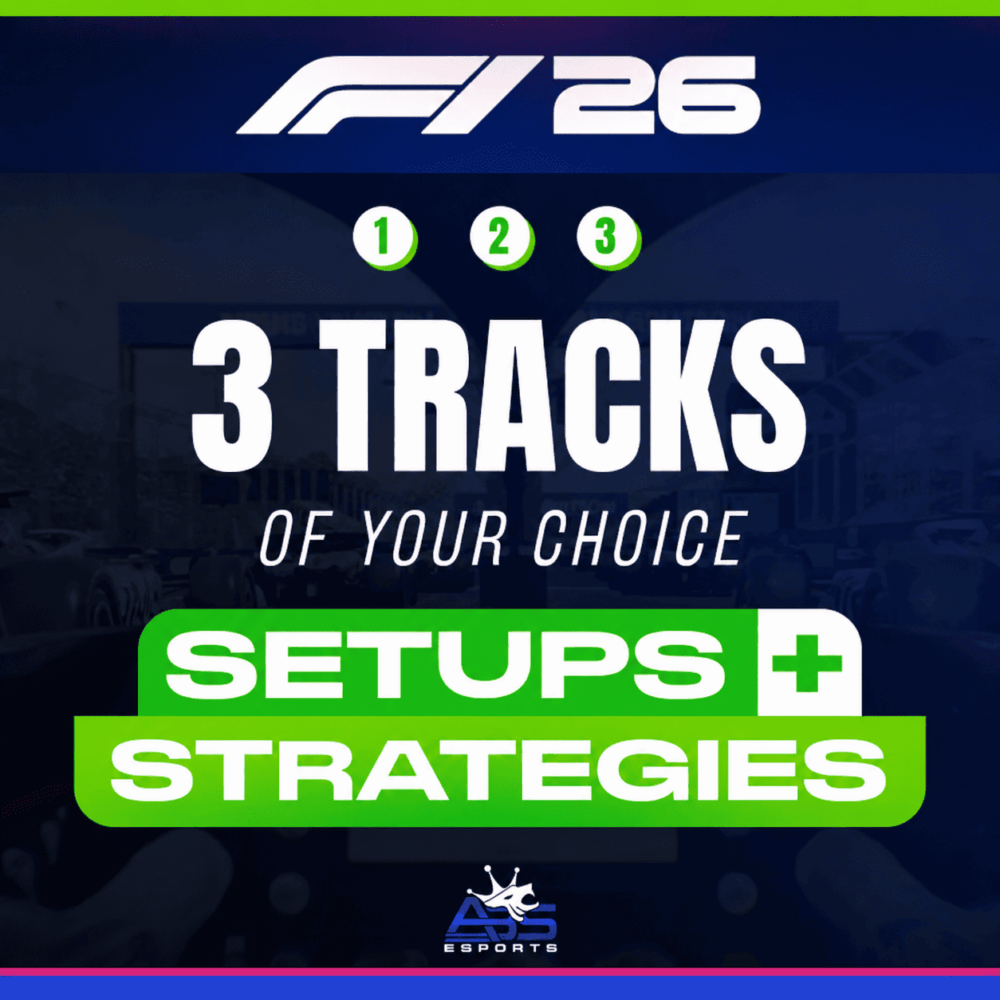 F1 26 – 3 Tracks Setups + Strategies